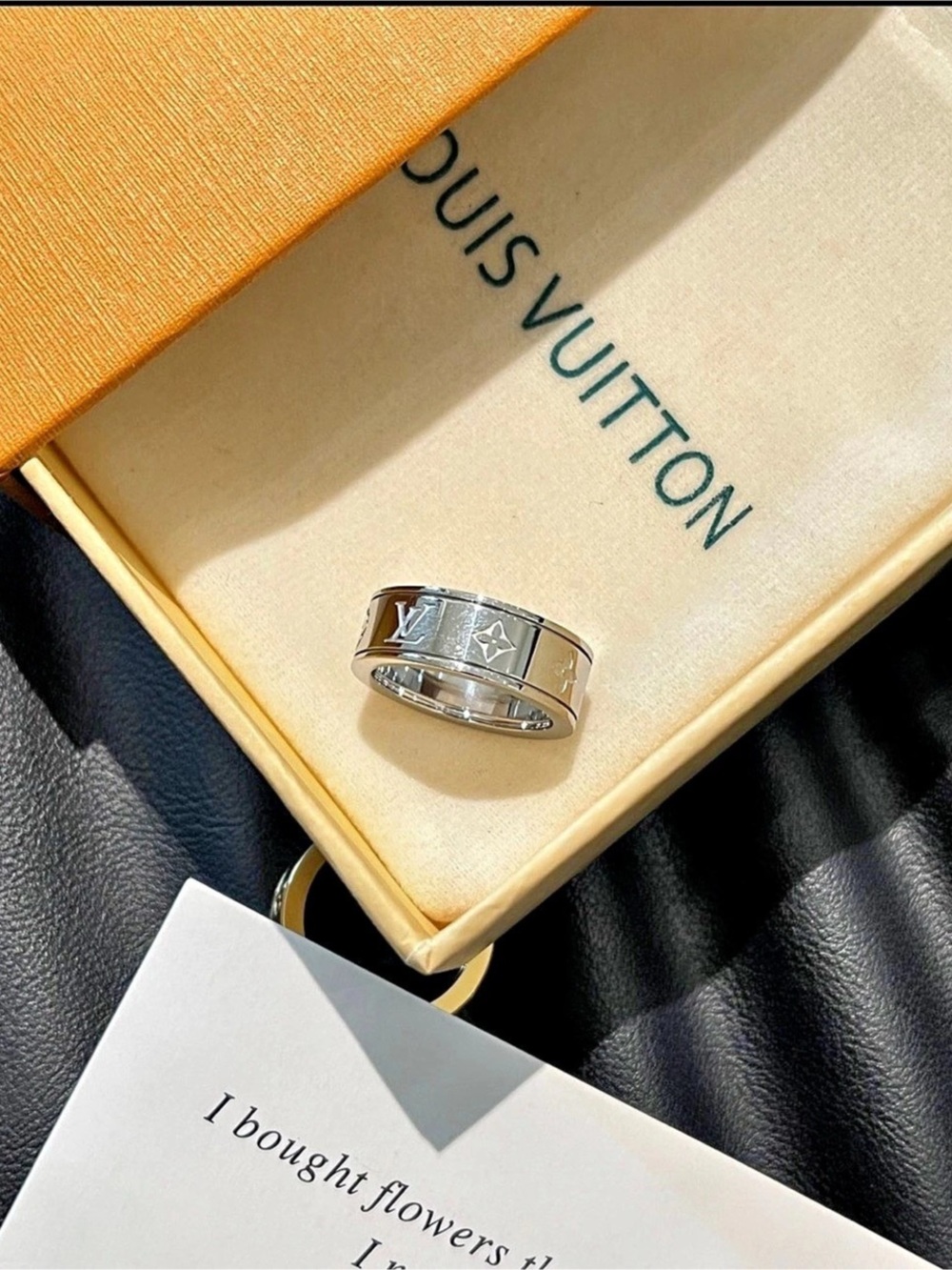 Designer Inspired Lulu Band Ring Silver Band Ring